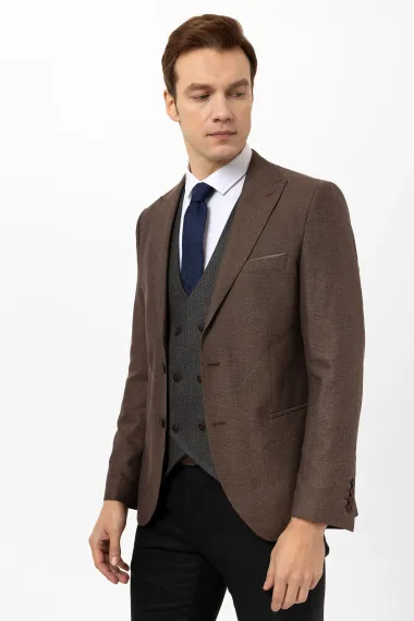 Slim Mold Dobby Vest Suit - photo 5