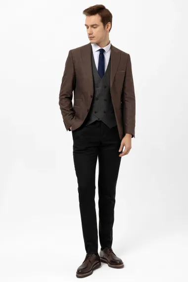 Slim Mold Dobby Vest Suit - photo 2