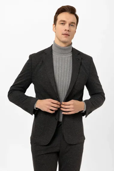 Slimfit Dobby Suit - photo 5