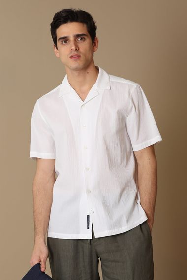 قميص رياضي رجالي من Revla باللون الأبيض - صورة 1
