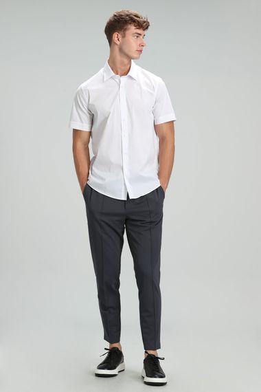 Arus Erkek Smart Gömlek Slim Fit Beyaz - fotoğraf 5