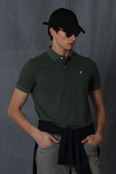 Buy Laon Sports Polo Neck Men's T-Shirt Light Green | online store 