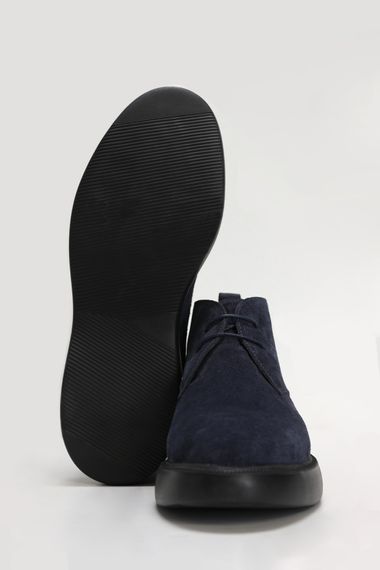 Oleoso Men's Leather Boots Navy Blue - photo 4