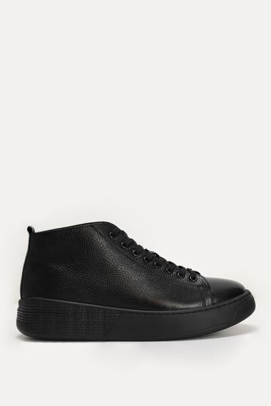 Aden Men's Leather Shoes Black - photo 1