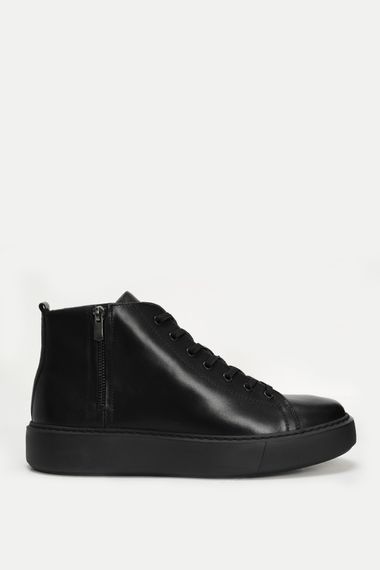 Diego Men's Leather Shoes Black - photo 1