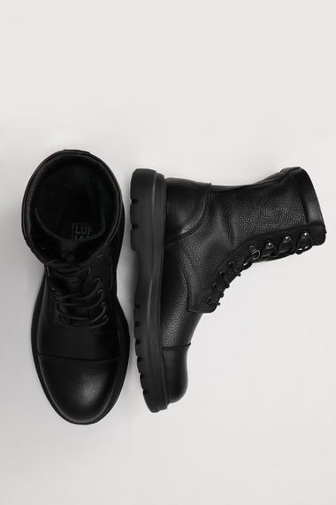 Soldato Men's Leather Boots Black - photo 5