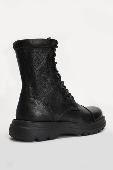 Soldato Men's Leather Boots Black - photo 2