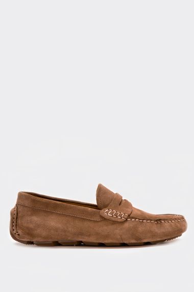 Stroll Men's Leather Loafer Shoes Tan - photo 1