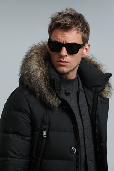 Clark Goose Feather Men's Coat Black - photo 3