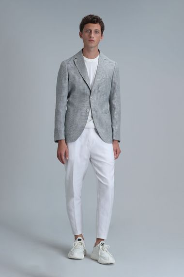 Class Spor Erkek Blazer Ceket Slim Fit Yeşil - photo 4