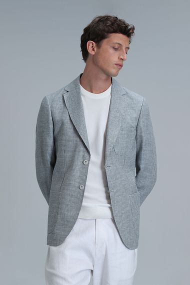 Class Spor Erkek Blazer Ceket Slim Fit Yeşil - photo 5