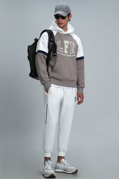 Never Men's Sweatshirt Beige - photo 2