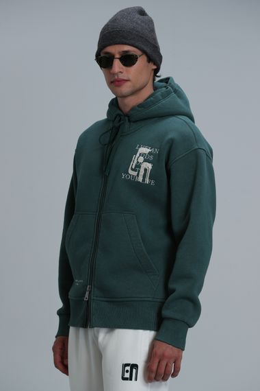 Victor Tracksuit Top Green - photo 5