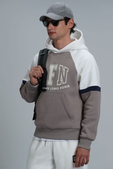 Never Men's Sweatshirt Beige - photo 5