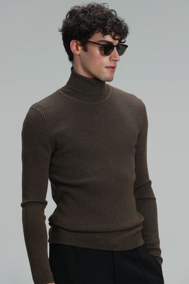 Grant Full Fisherman Men's Sweater Camel Hair - photo 3