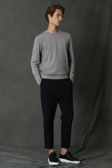 Star Men's Sweater Light Gray - photo 4