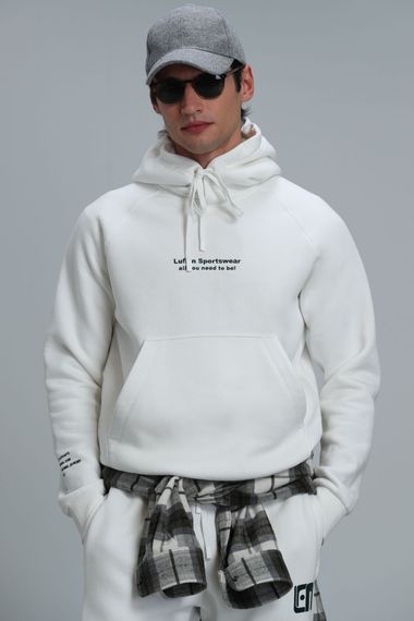 Luis Men's Sweatshirt Off White - photo 1