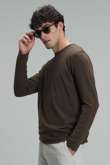 Star Men's Sweater Camel Hair - photo 3