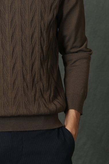 Talon Men's Sweater Camel Hair - photo 4