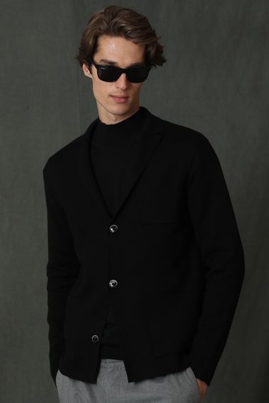 Sander Men's Cardigan Black - photo 1