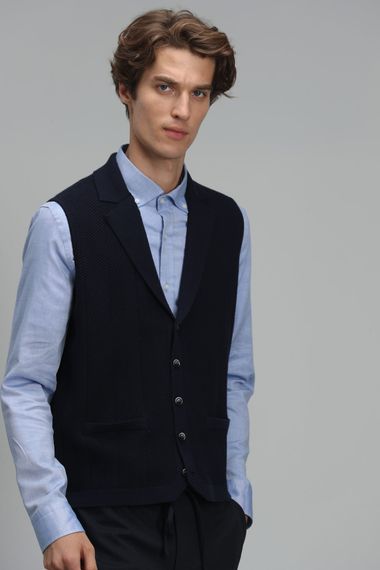 Level V Neck Vest Navy Blue - photo 4