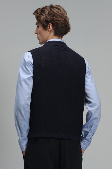 Level V Neck Vest Navy Blue - photo 5