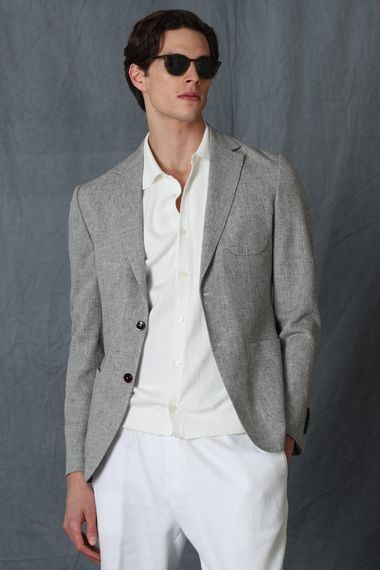 Philip Sports Men's Blazer Jacket Slim Fit Gray - photo 1