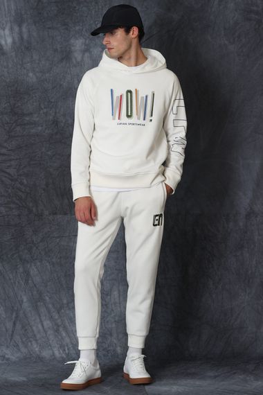 Jeremy Men's Tracksuit Bottoms Off White - photo 1