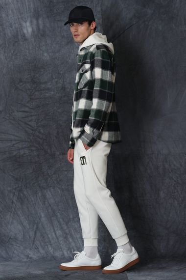 Jeremy Men's Tracksuit Bottoms Off White - photo 3