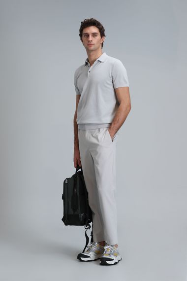 Glen Smart Erkek Chino Pantolon Slim Fit Taş - صورة 4