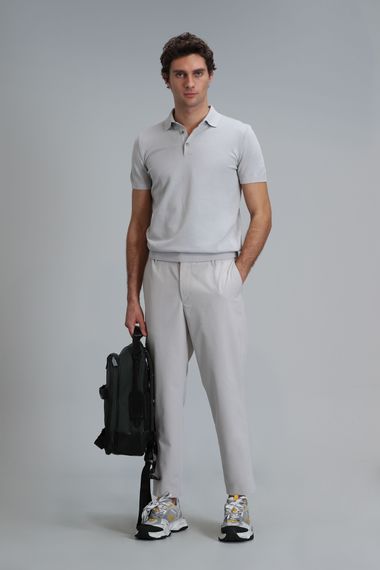 Glen Smart Erkek Chino Pantolon Slim Fit Taş - صورة 1