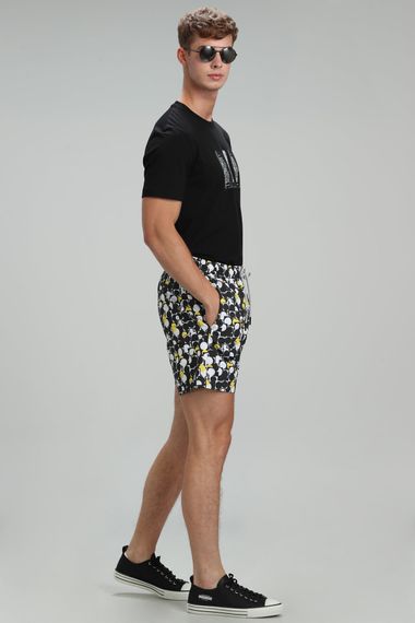 Geometric Men's Swim Shorts Black - photo 3