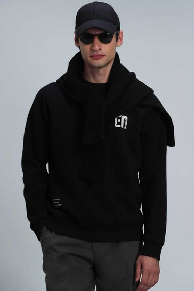 Owen Erkek Sweatshirt Siyah - fotoğraf 1