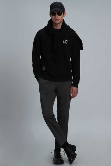 Owen Erkek Sweatshirt Siyah - fotoğraf 4