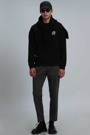 Owen Erkek Sweatshirt Siyah - fotoğraf 2