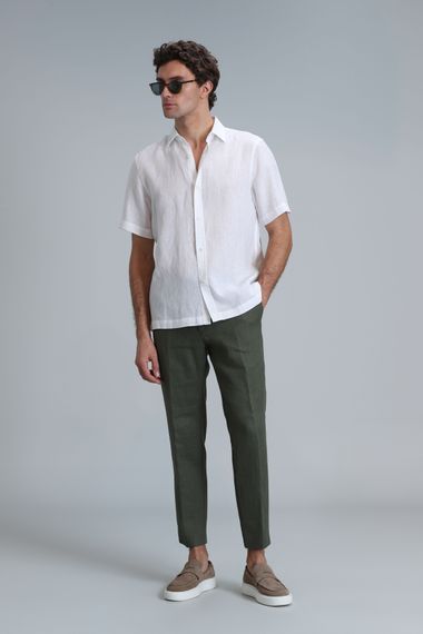 Bert Erkek Basic Gömlek Comfort Fit Beyaz - photo 4