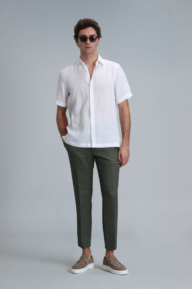 Bert Erkek Basic Gömlek Comfort Fit Beyaz - photo 2