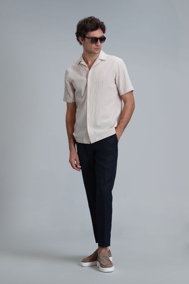 Femer Erkek Basic Gömlek Regular Fit Bej - photo 2