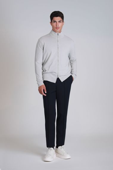 Мужская кардиган Force светло-серого цвета, доступен в размерах S, M, L, XL, XXL, 3XL, 4XL, XS - фото 2