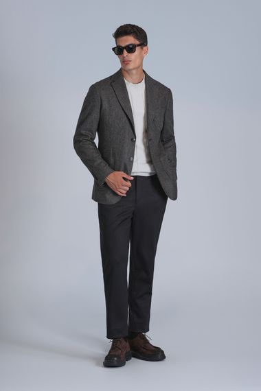 Andre Spor Erkek Blazer Ceket Slim Fit Kahverengi - photo 2