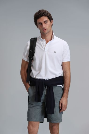 Laon Smart Erkek Polo Tişört Beyaz - fotoğraf 1