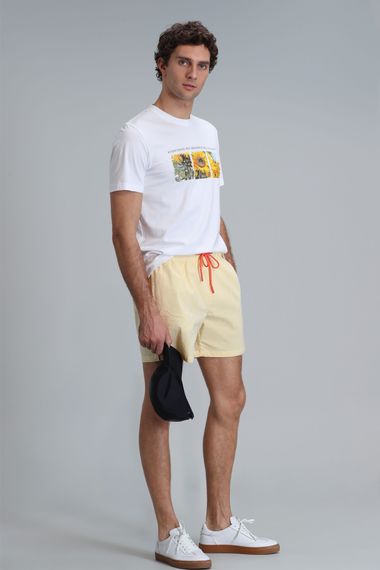 June Modern Grafik T- Shirt Beyaz - fotoğraf 4