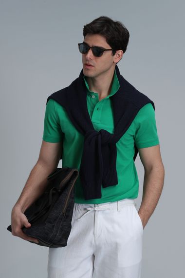 Laon Smart Men's Polo Shirt Light Green in Various Sizes S-XXL - photo 5
