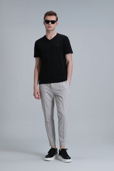 Tuna Modern Grafik T- Shirt Siyah - fotoğraf 2