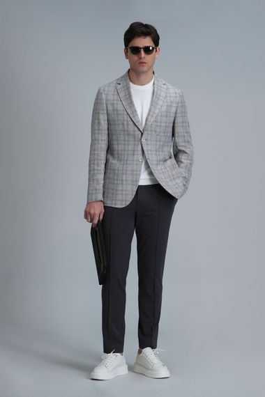 Dany Spor Erkek Blazer Ceket Slim Fit Gri - photo 2