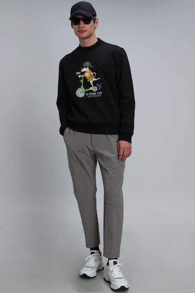 Чорний чоловічий светр Igor, доступний у розмірах 3XL, 4XL, L, M, XXL - фото 2