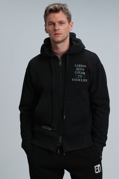 Черный спортивный костюм Victor Esofman, доступен в размерах S, M, L, XL, XXL - фото 1