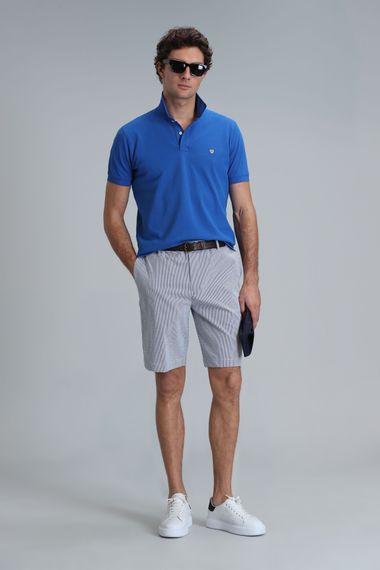 Laon Smart Erkek Polo Tişört Saks - fotoğraf 2