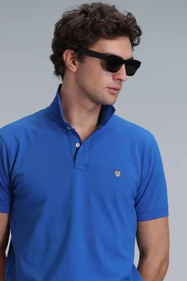 Laon Smart Erkek Polo Tişört Saks - fotoğraf 3
