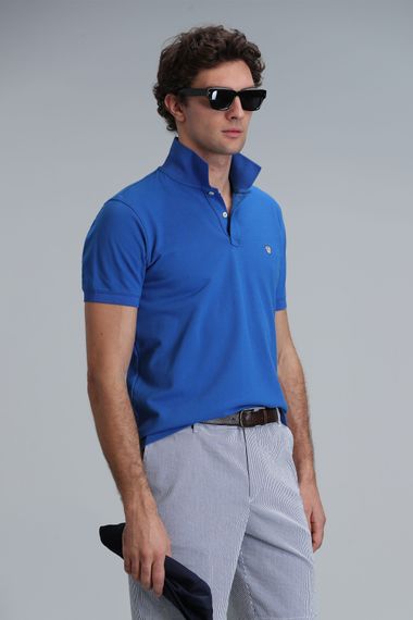 Laon Smart Erkek Polo Tişört Saks - fotoğraf 5